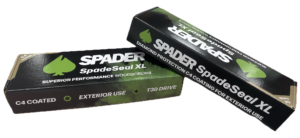 SPADER SpadeSeal XL Superior Performance Woodscrews C4 Coated for Exterior Use