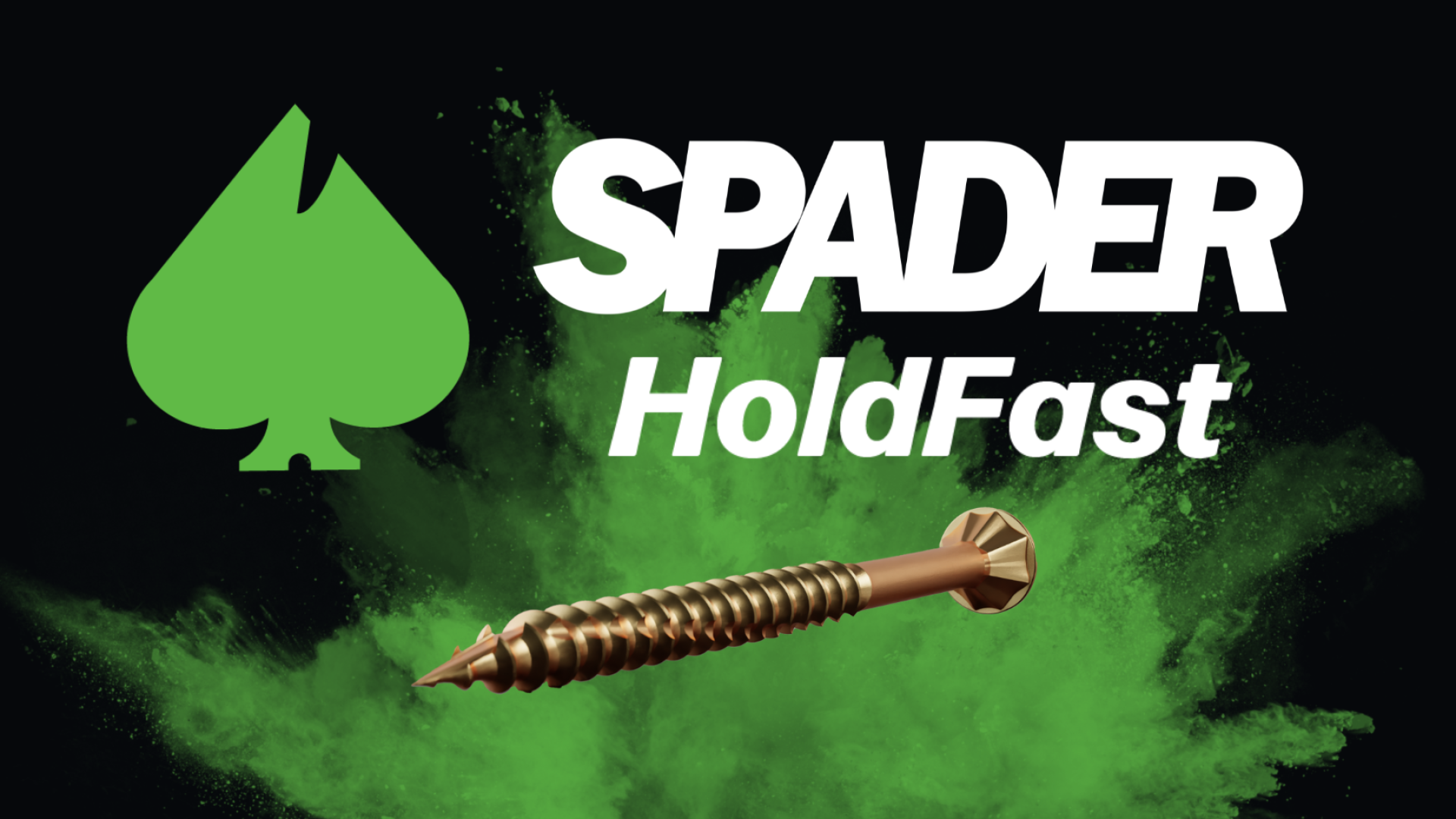SPADER HoldFast Woodscrews